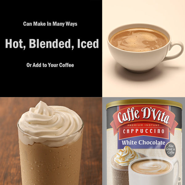 White Chocolate Cappuccino - Case of 6 - 1 lb. cans (16 oz