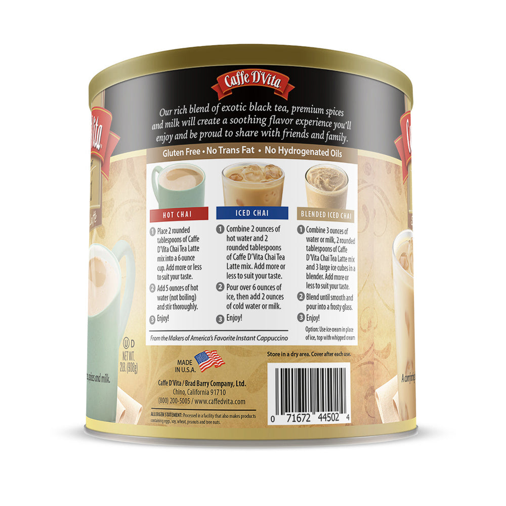 Chai Spiced Tea Latte