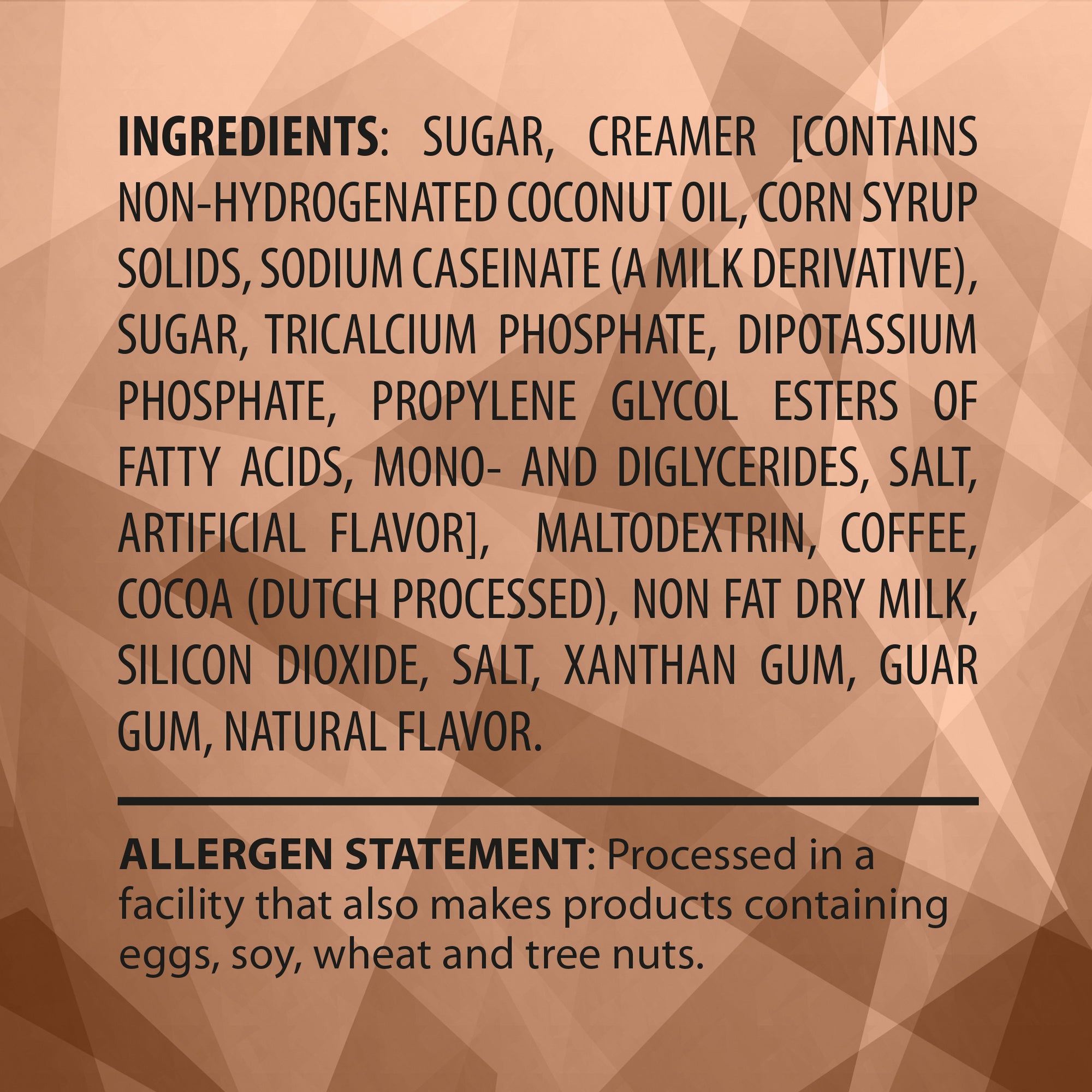 Coffee Latte Blended Iced Coffee Frappe - Case of 6 - 19 oz. cans - Foodservice