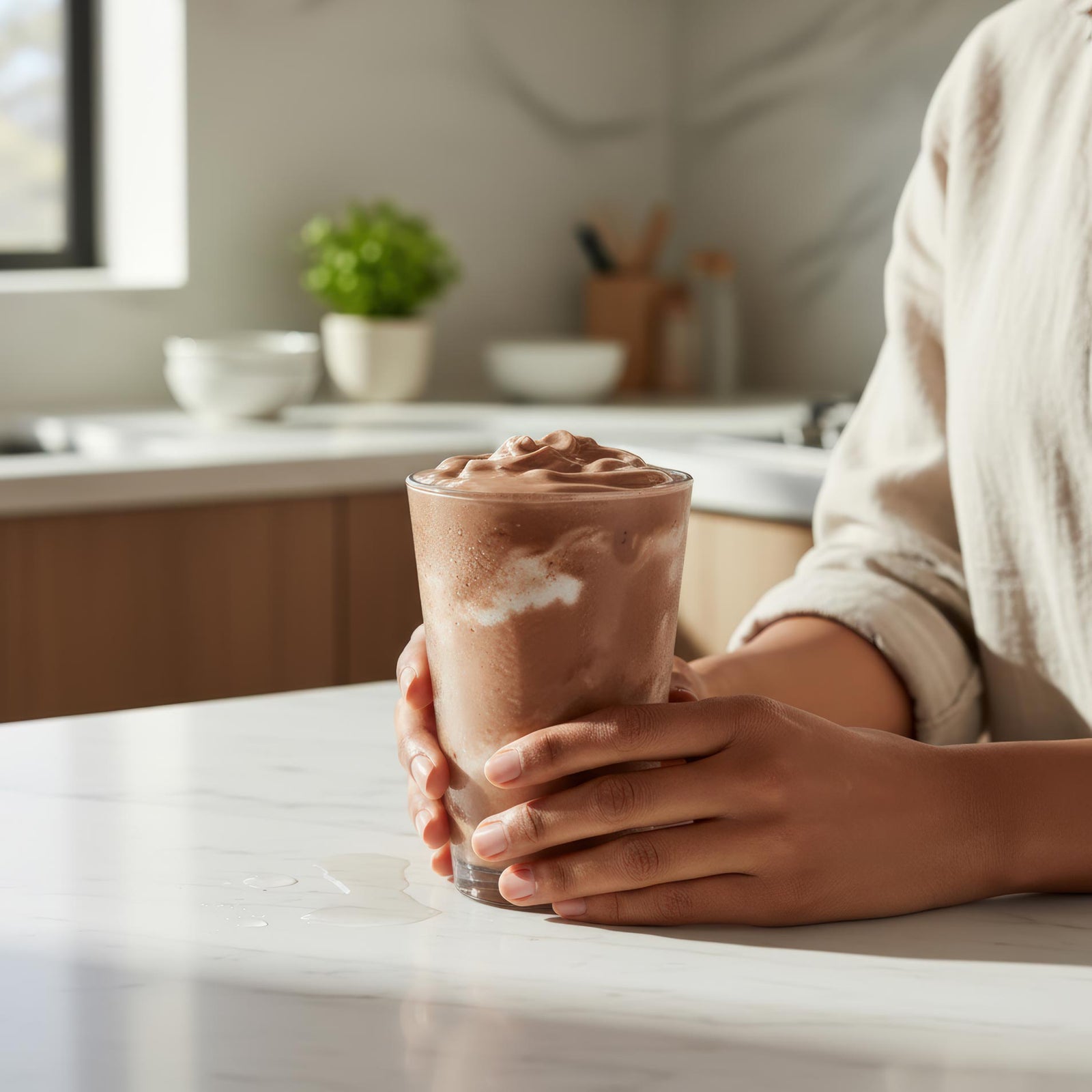 Café-Style Blended Frozen Mocha Frappe Recipe