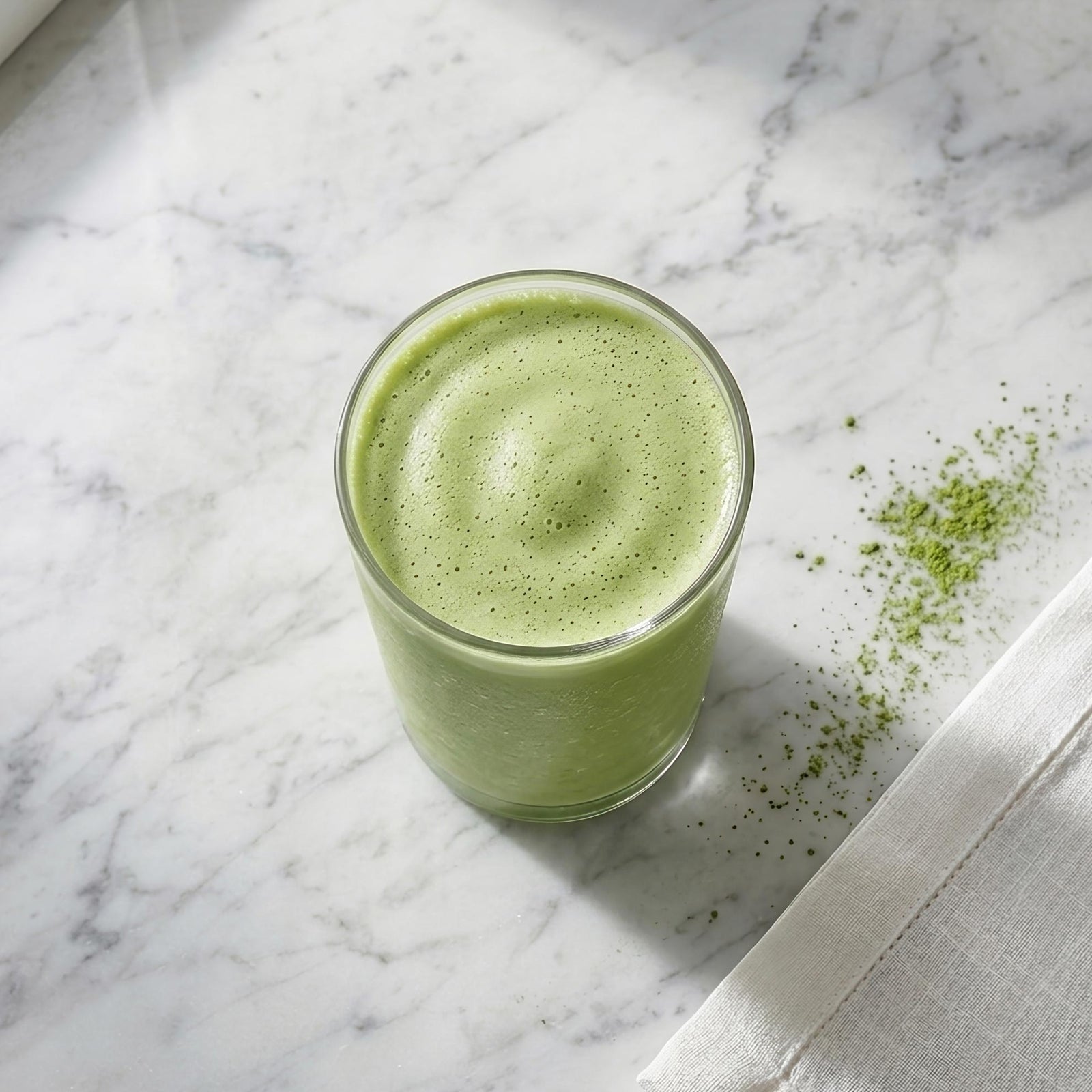 Café-Style Blended Frozen Matcha Frappe Recipe