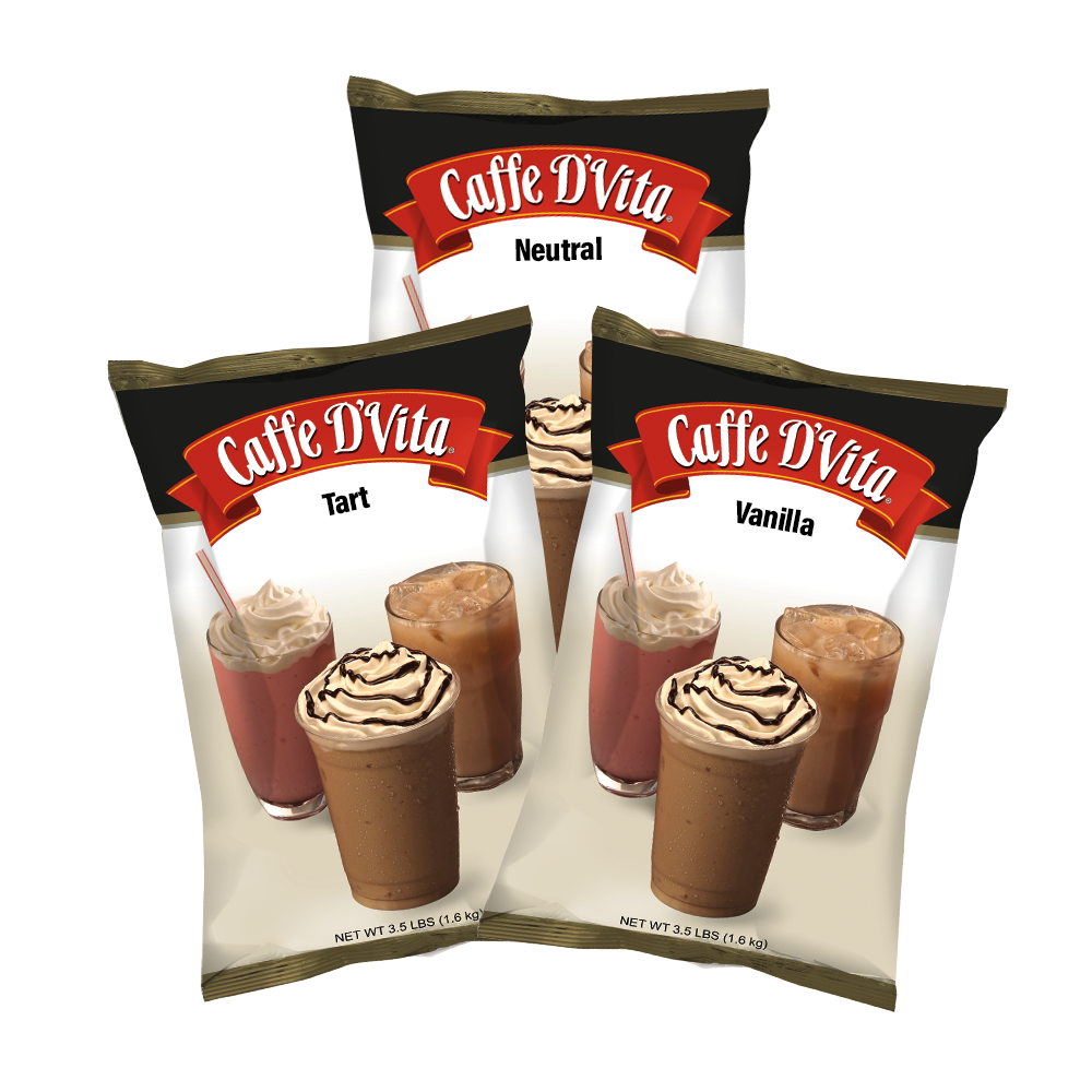 Caffe D'Vita Base Mixes - Case of 5 - 3.5 lb. Bags