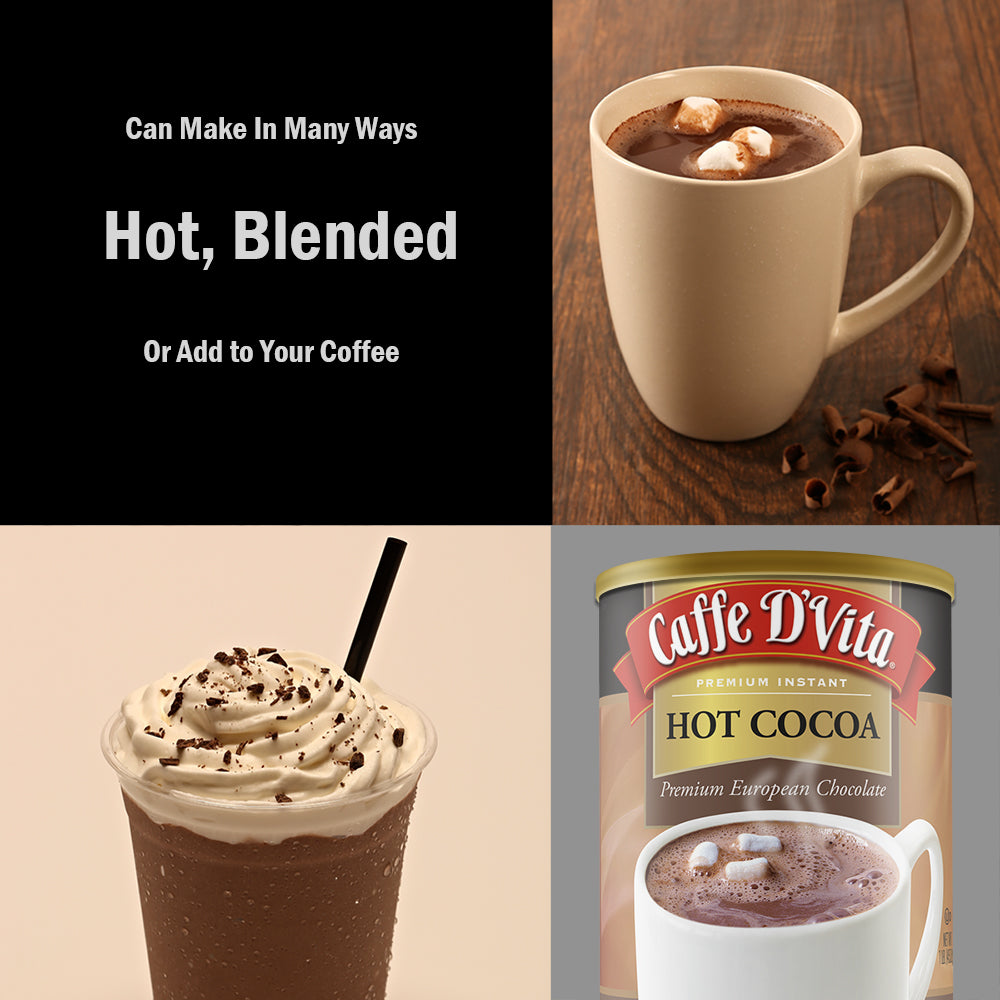 Hot Cocoa - Case of 6 - 1 lb. cans (16 oz.) - Foodservice