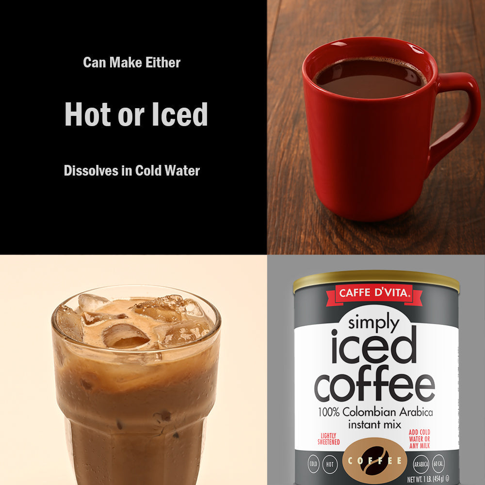 Simply Iced Coffee - Case of 6 - 1 lb. cans (16 oz.) - Foodservice