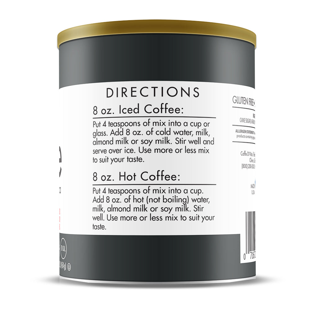 Simply Iced Coffee French Vanilla - Case of 6 - 1 lb. cans (16 oz.) - Foodservice