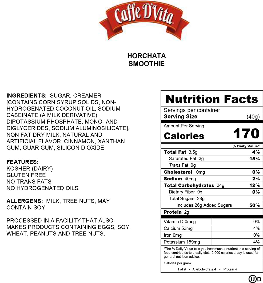 Horchata - Case of 6 - 19 oz. cans - caffedvita