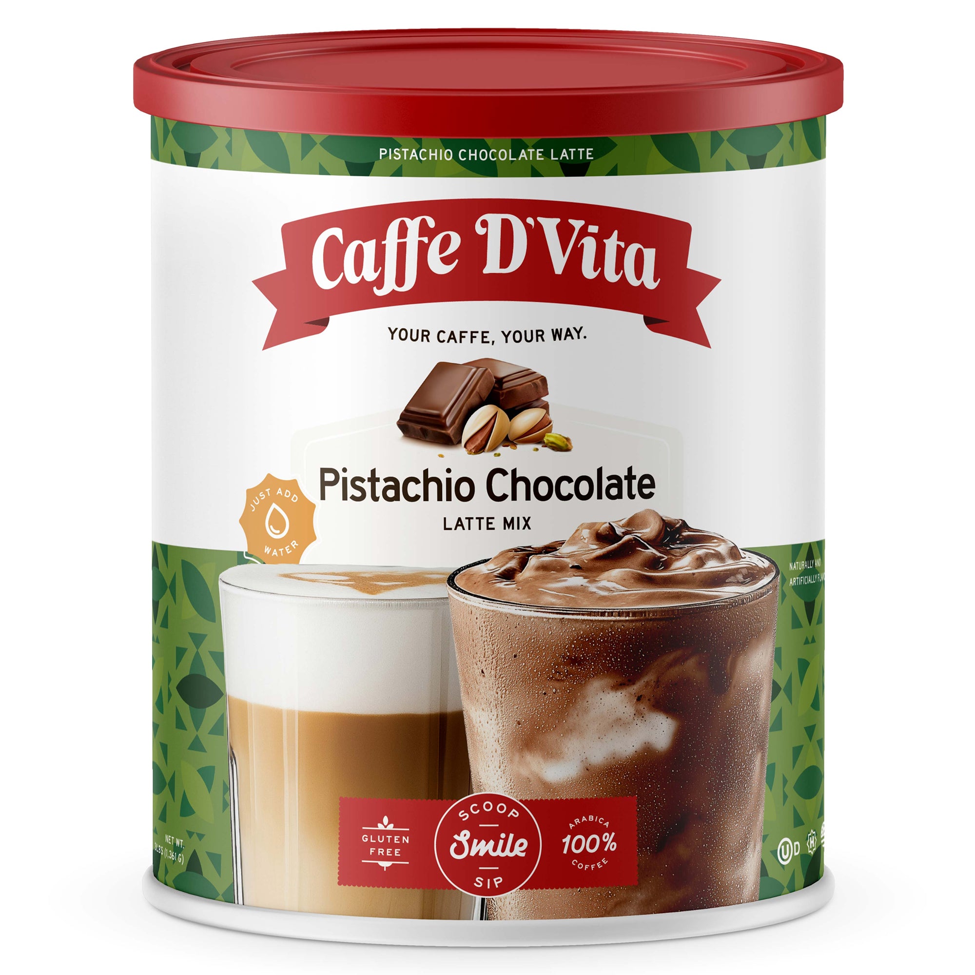 Pistachio Chocolate Latte