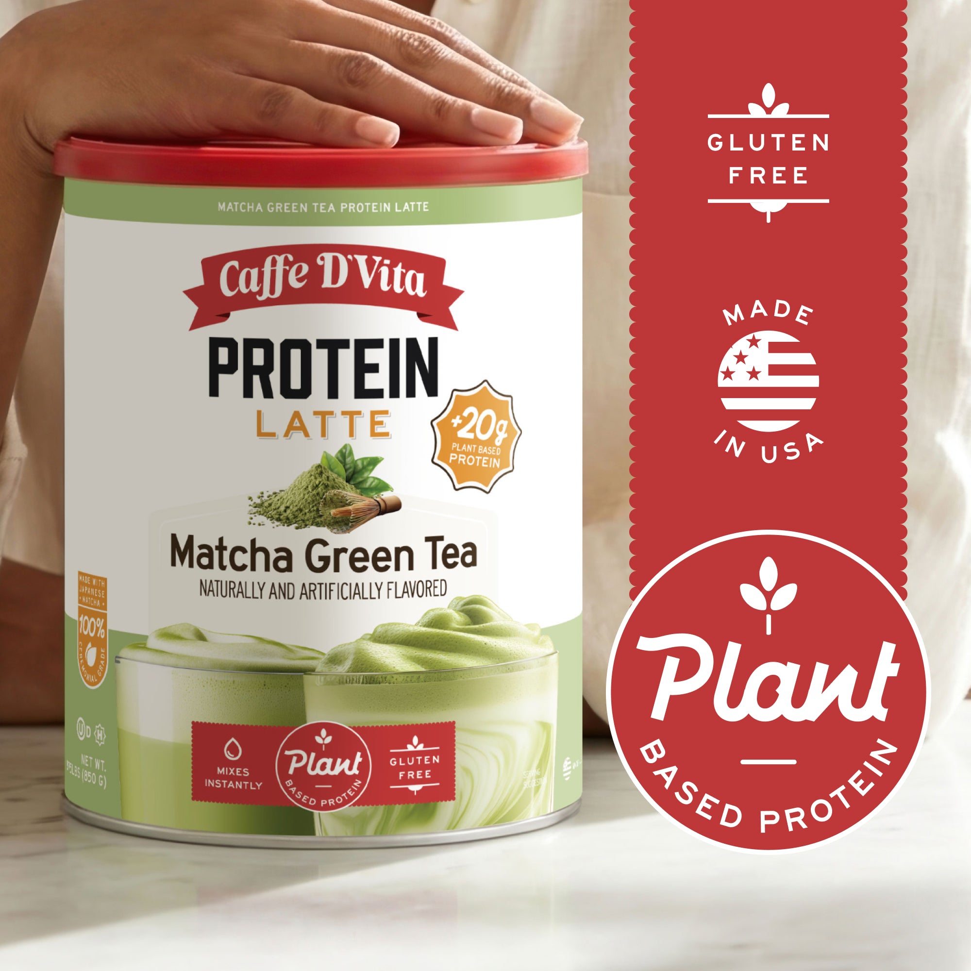Matcha Green Tea Protein Latte