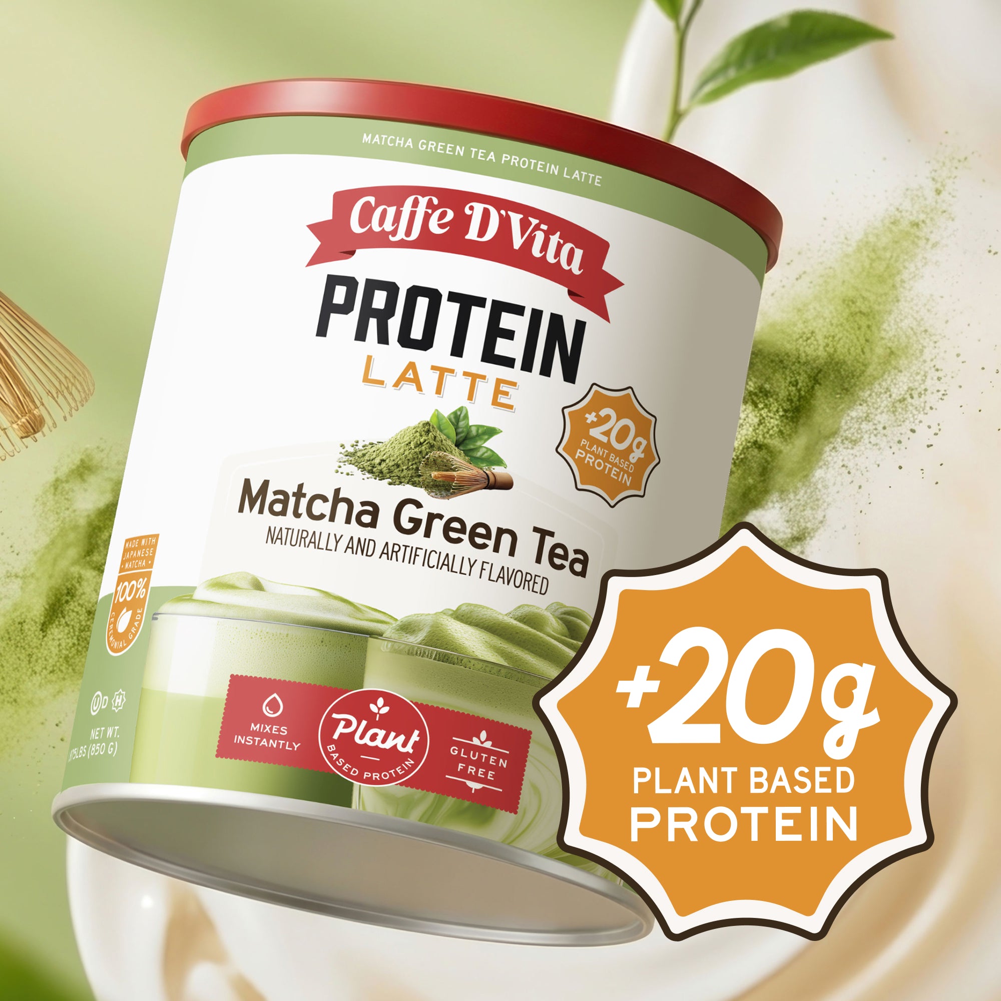 Matcha Green Tea Protein Latte
