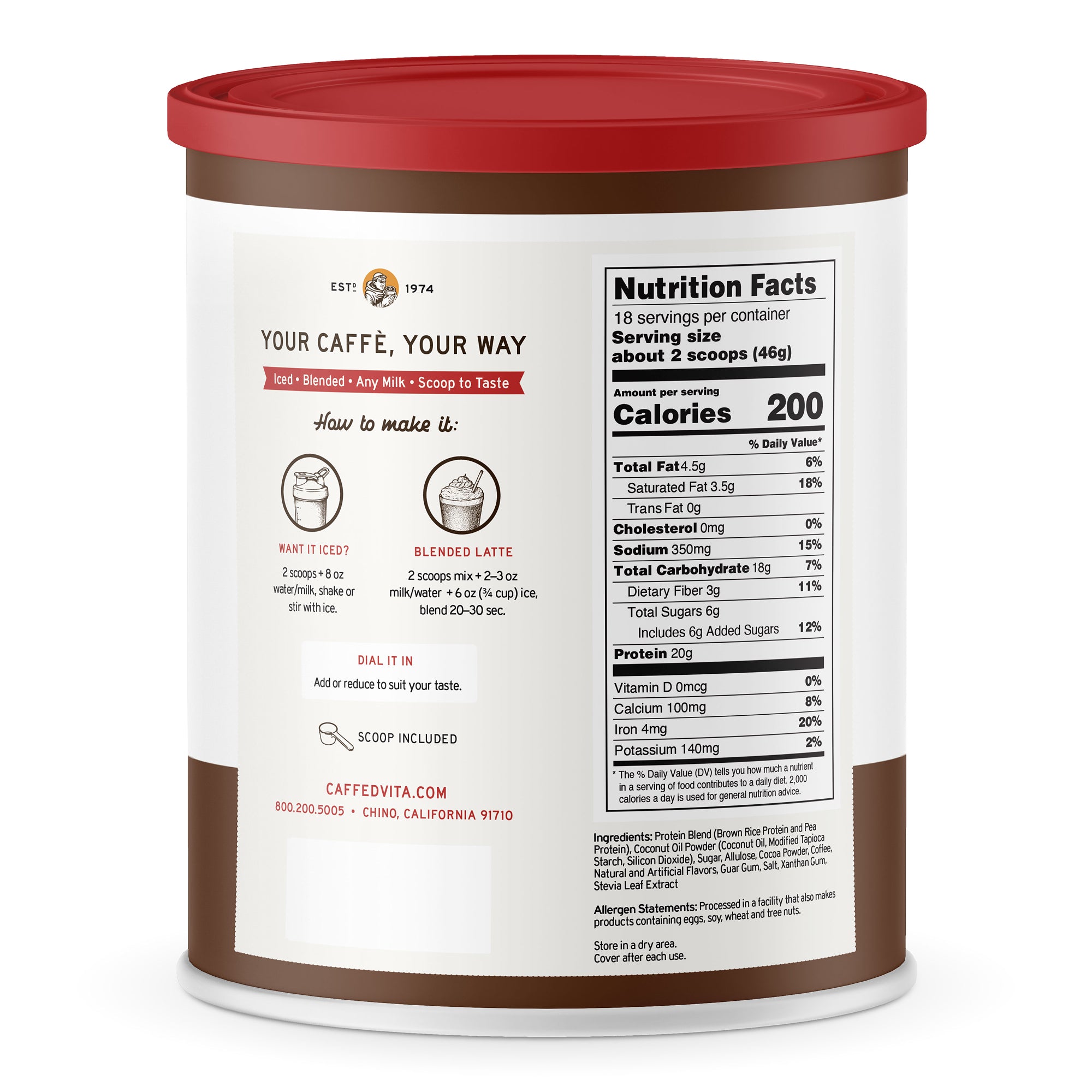 Mocha Protein Latte