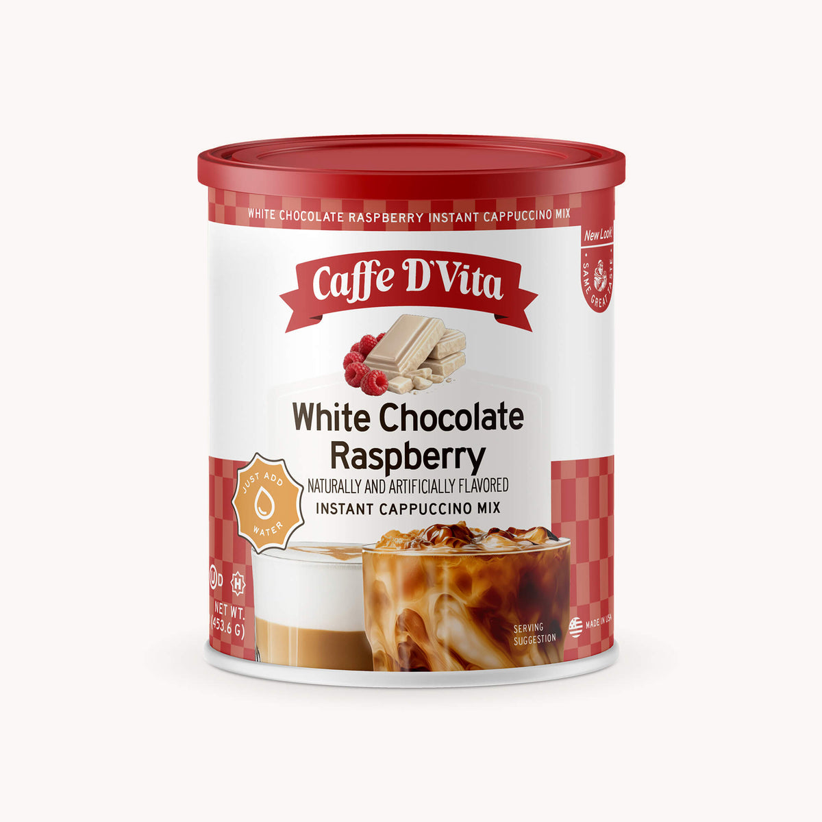 White Chocolate Raspberry Cappuccino