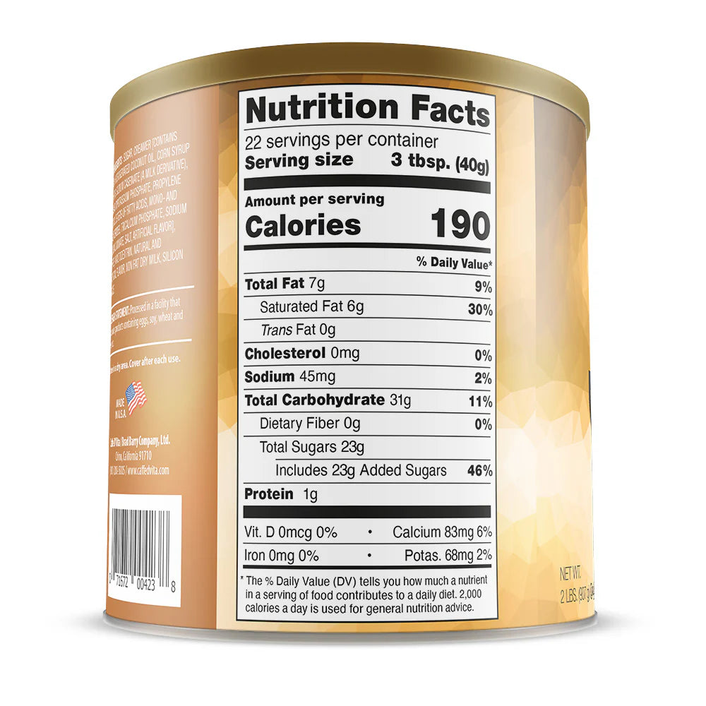 Caramel Macchiato - Case of 4 Cans - 2 lb. (32 oz.) Foodservice