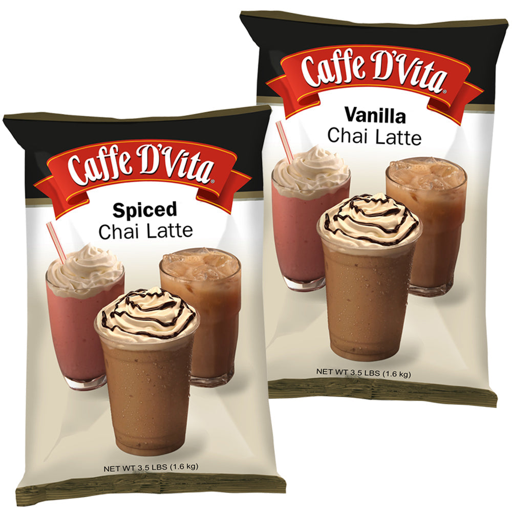 3.5 LB. D'Vita Chai Lattes Vend Paks - Caffe D' Vita
