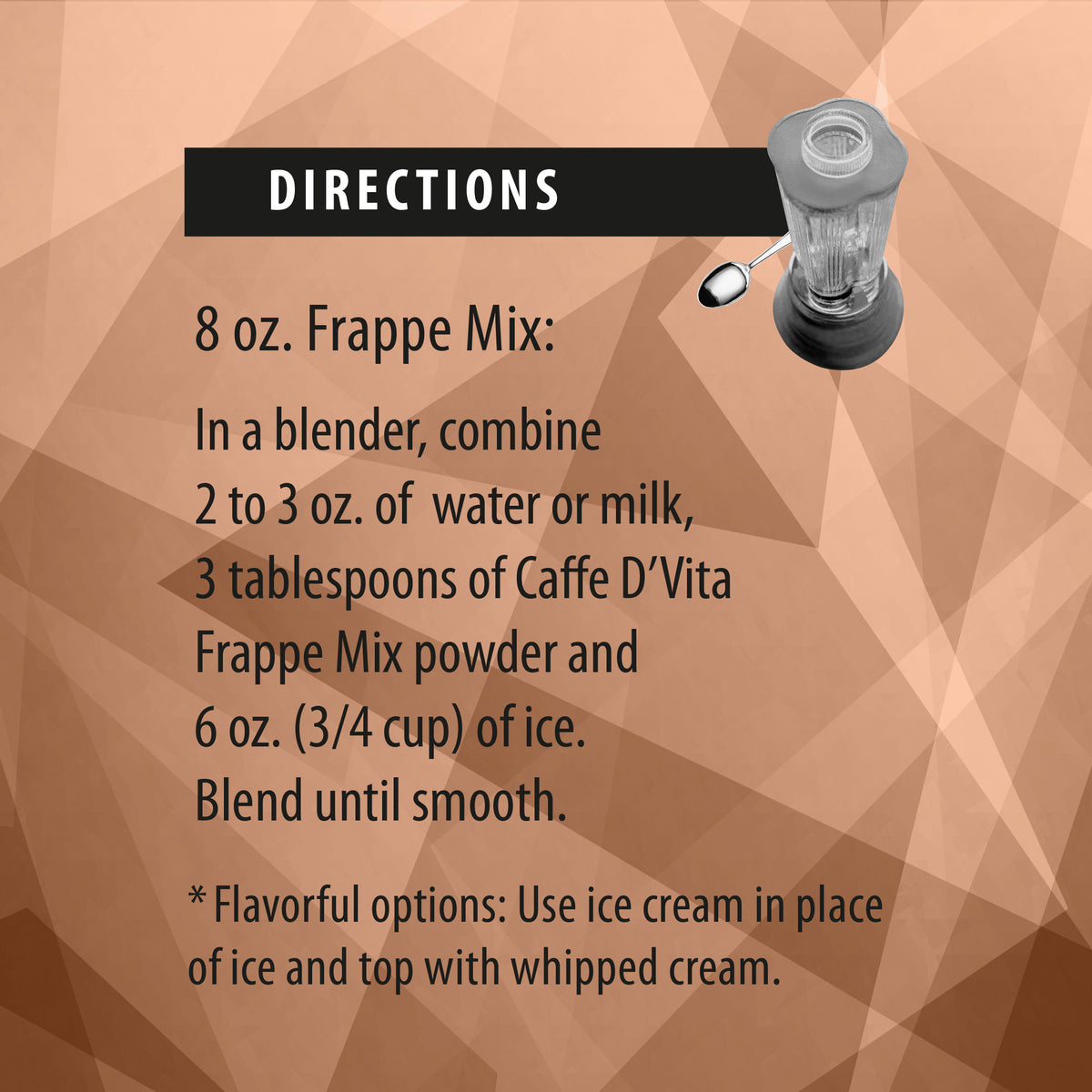 Coffee Latte Blended Iced Coffee Frappe - Case of 6 - 19 oz. cans - Foodservice
