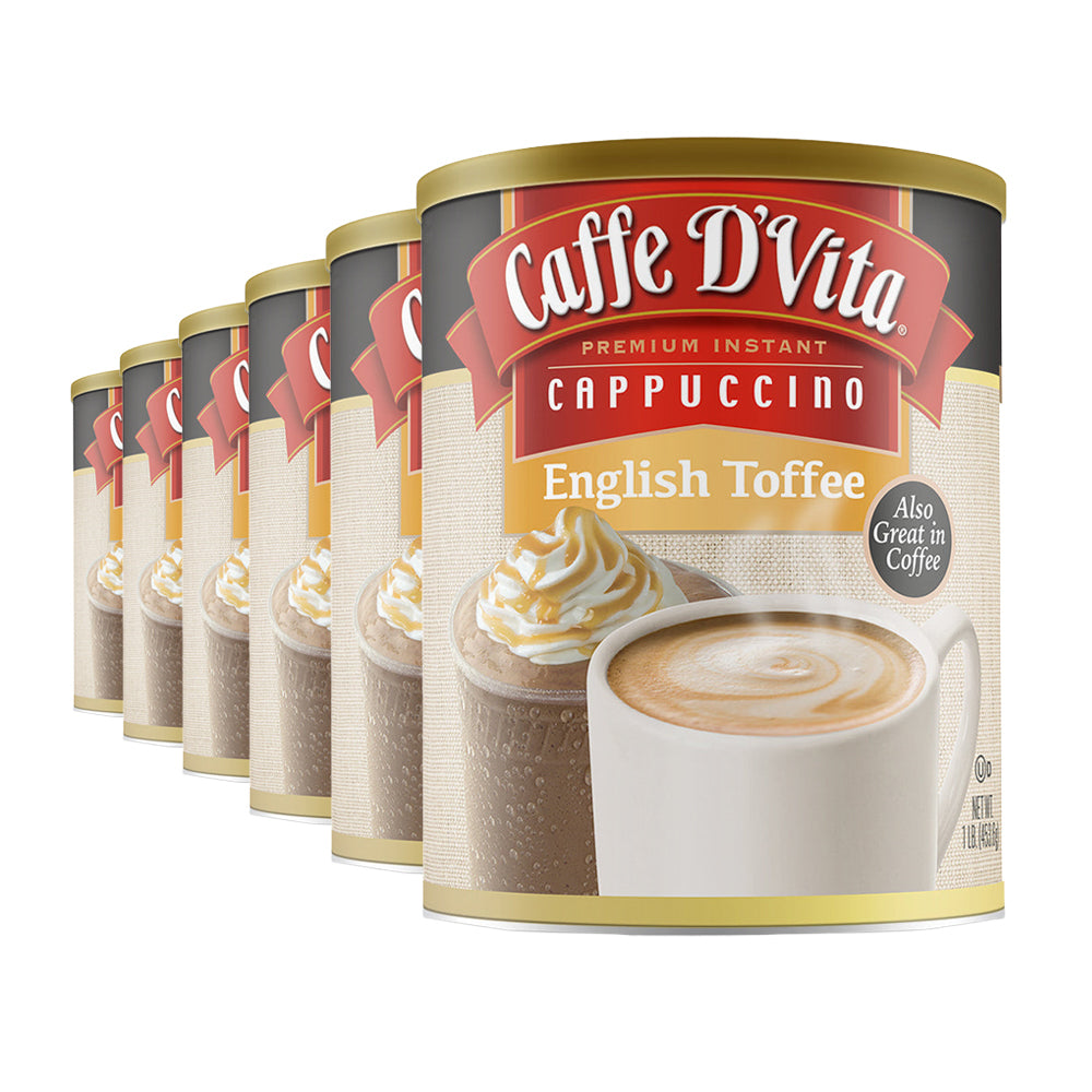 English Toffee Cappuccino - Caffe D' Vita