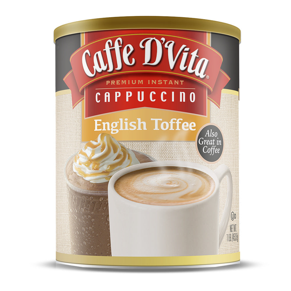 カプチーノ English Toffee Cappuccino - Caffe D' Vita