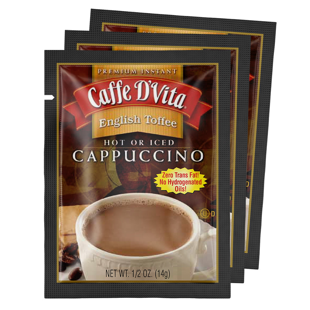 English Toffee Cappuccino - Caffe D' Vita