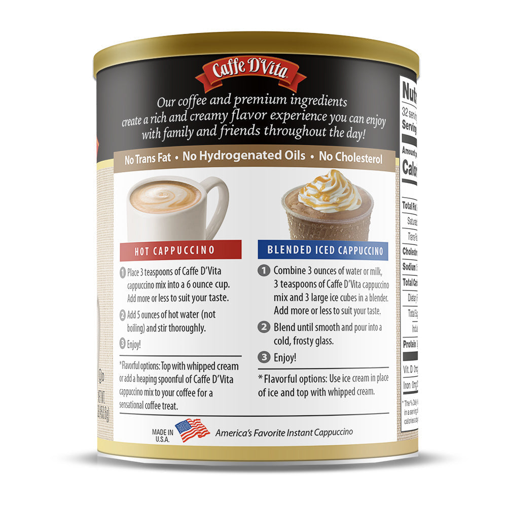 French Vanilla Cappuccino - Caffe D' Vita