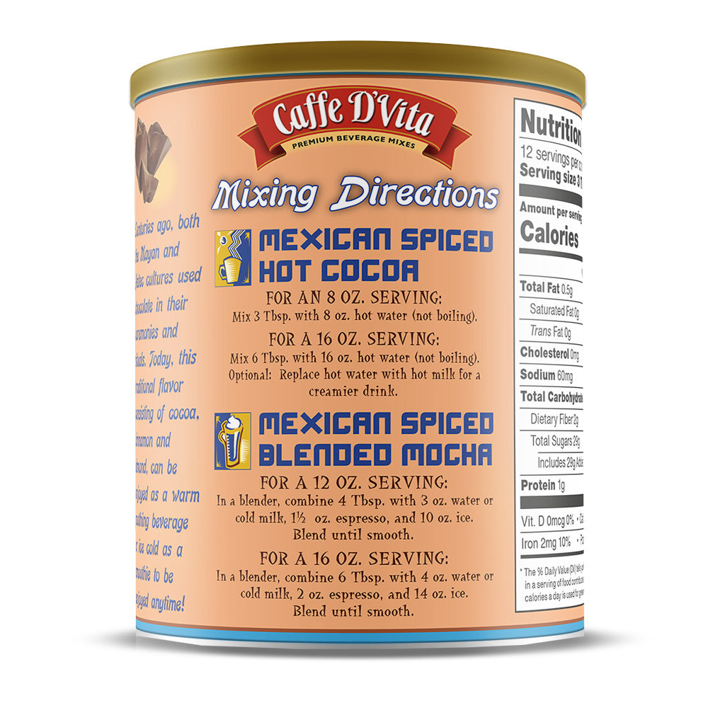 Mexican Spiced Hot Cocoa - Caffe D' Vita