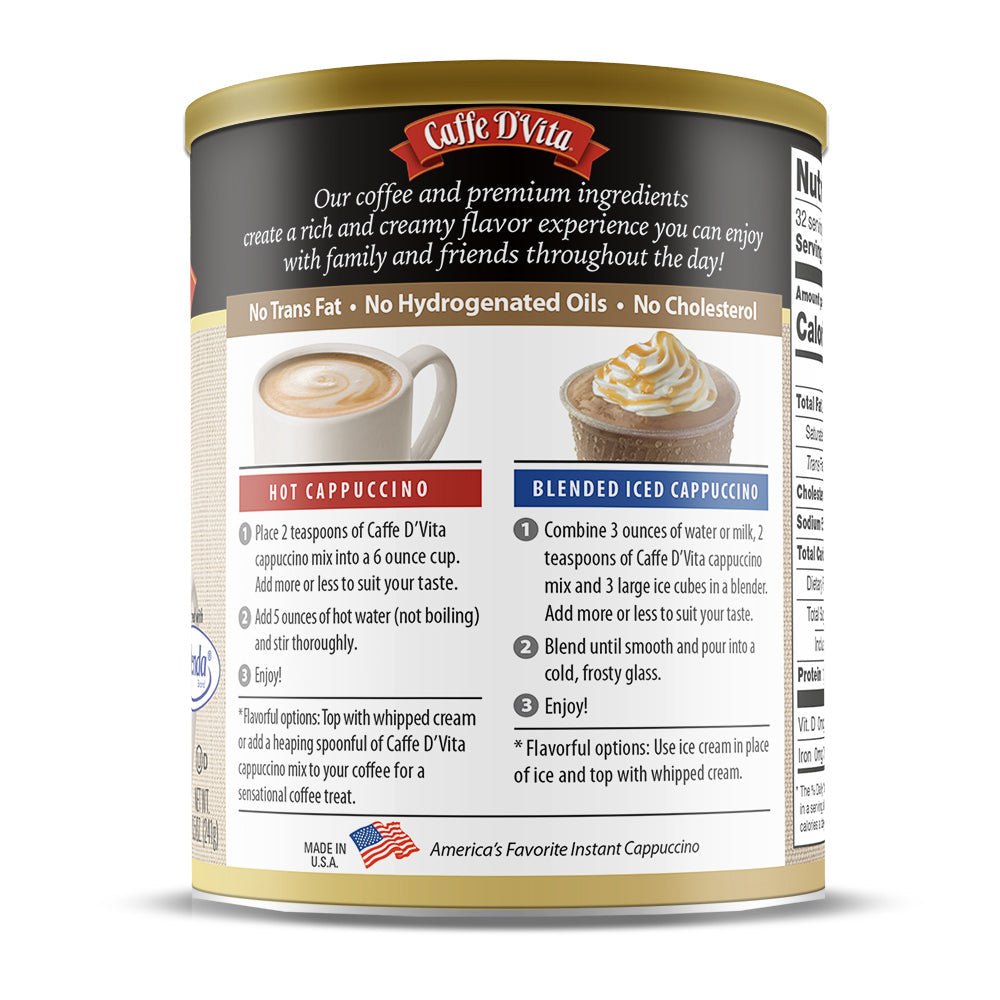 Sugar Free French Vanilla Cappuccino