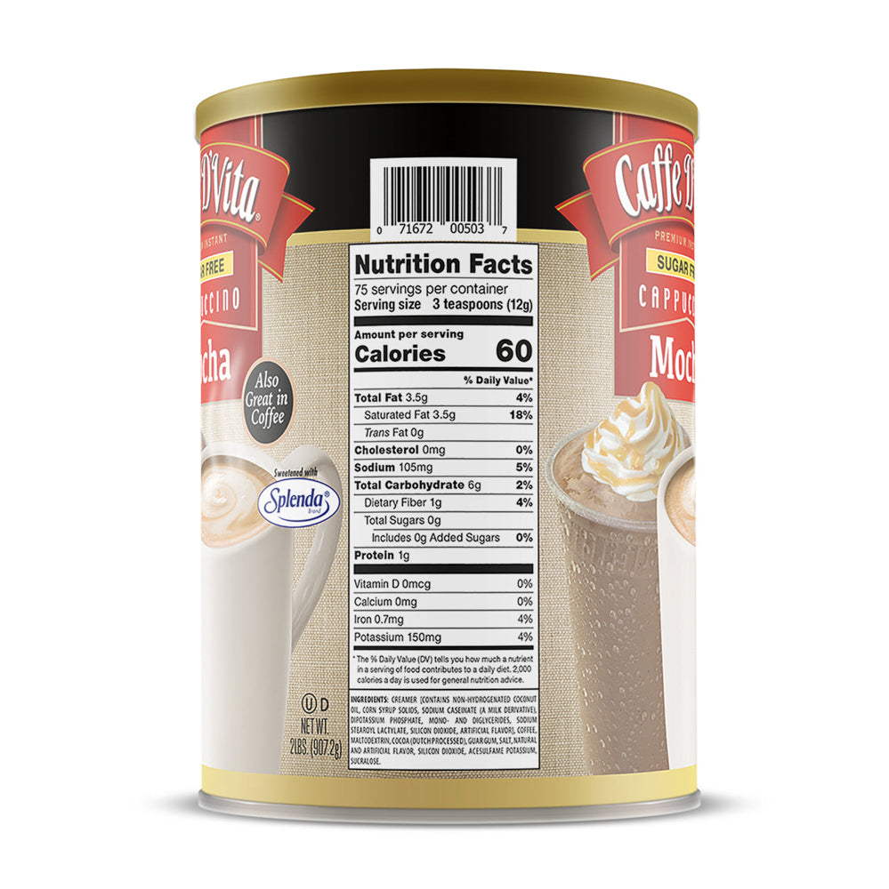 Sugar Free Mocha Cappuccino