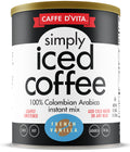 Simply Iced Coffee French Vanilla - Case of 4 Cans - 2.5 lb. (40 oz.) - Foodservice